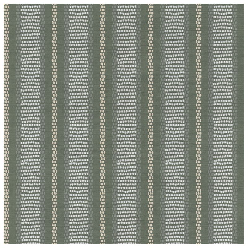 Pebble Stripes Olive wallcovering, top-down product view