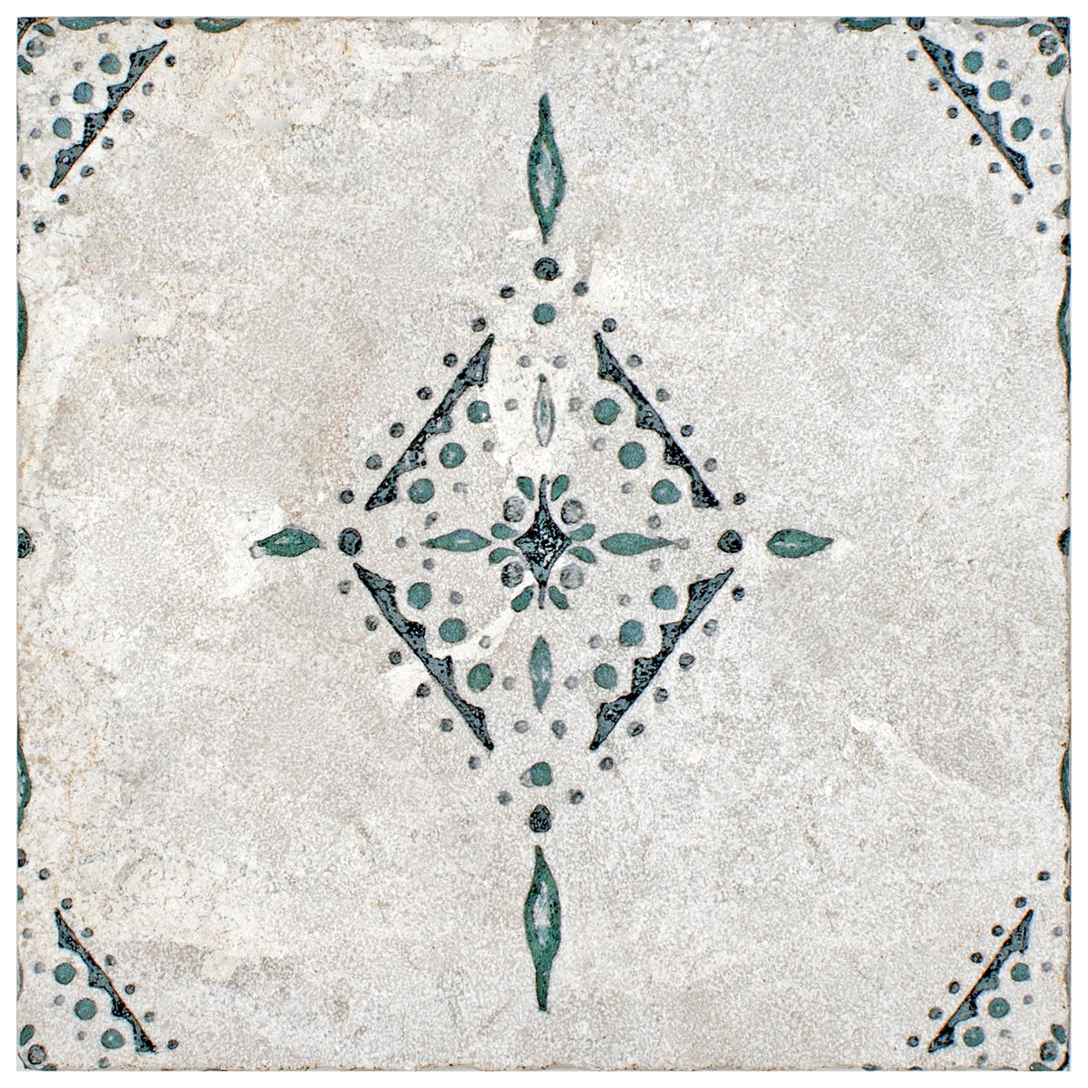 Pendant Black Copper field tile, alternate product view, 6"×6"×3/8" size. Premium dolomite for floors and walls.
