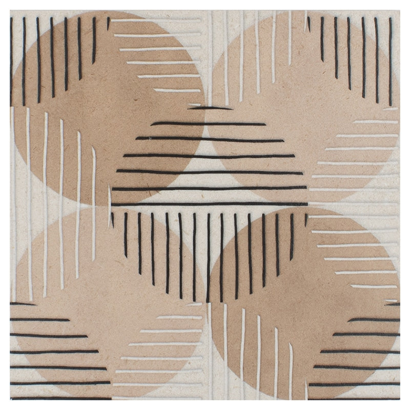 Pendulum Beige Bisque field tile, alternate product view, 12"×12"×3/8" size. Premium travertine for floors and walls.