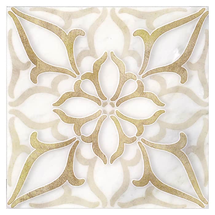 Stone Impressions Petals honed tile — available at Surface Group