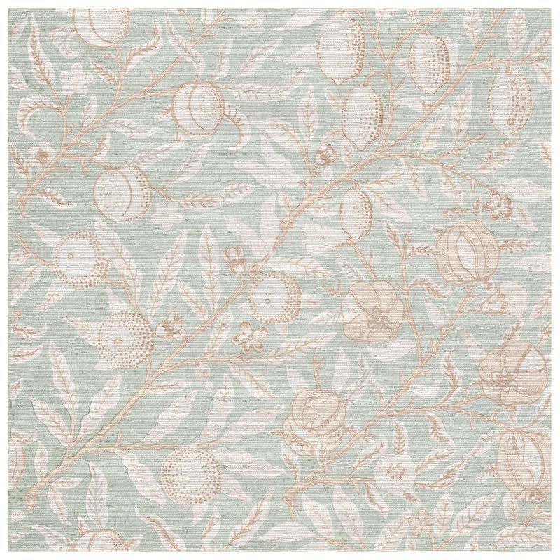 Pomona Celadon wallcovering, top-down product view