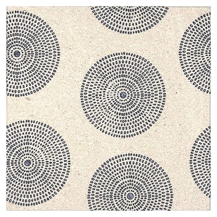 Stone Impressions Poplar Indigo Blue limestone tile — available at Surface Group