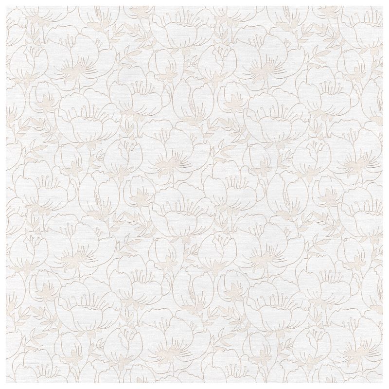 Poppy Truffle wallcovering, top-down product view