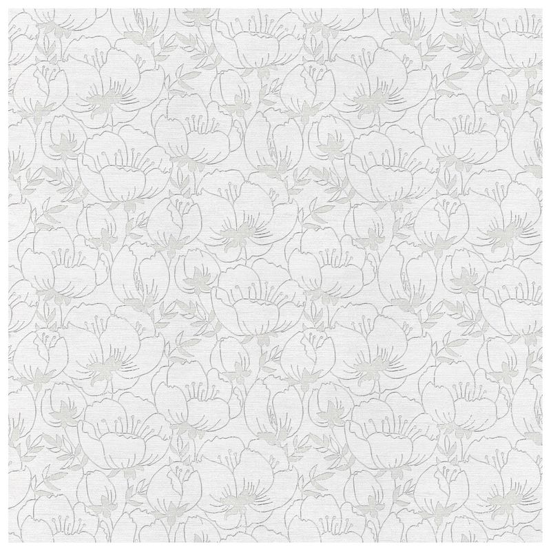 Poppy Mushroom wallcovering, top-down product view