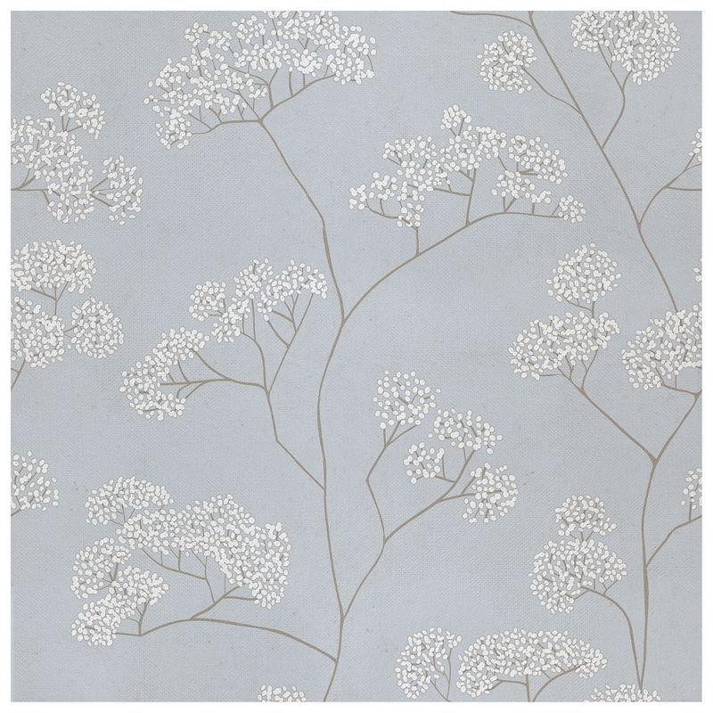 Queen Anne’s Lace Ocean Mist wallcovering, top-down product view