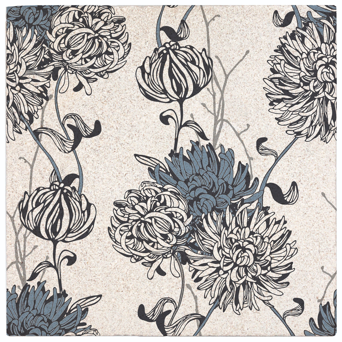 Salinas Camel field tile, alternate product view, 12"×12"×3/8" size. Premium travertine for floors and walls.