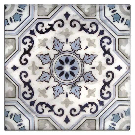 Sanza Sesame field tile, alternate product view, 6"×6"×3/8" size. Premium limestone for floors and walls.
