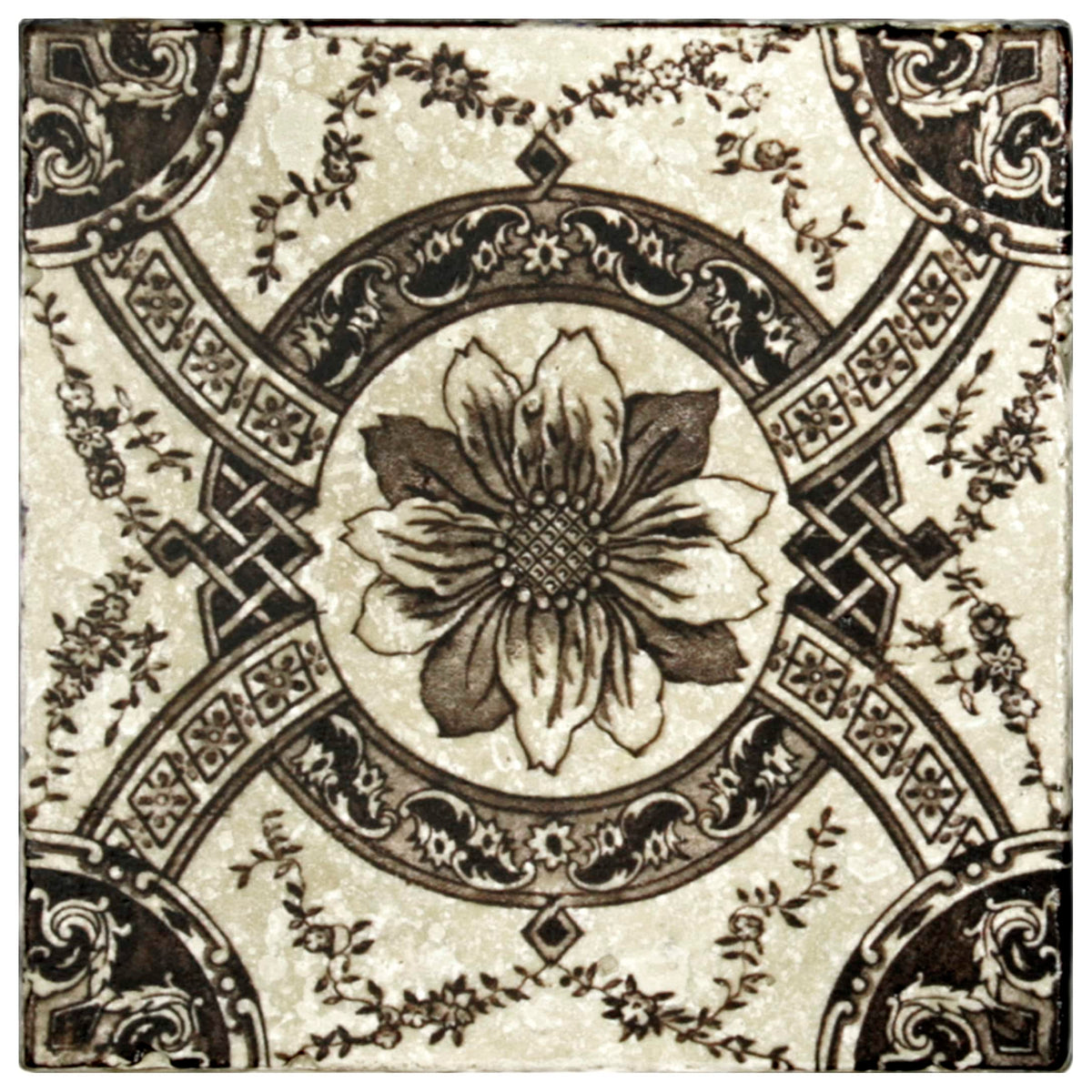 Stone Impressions Saybrook Deco Dots tile — available at Surface Group