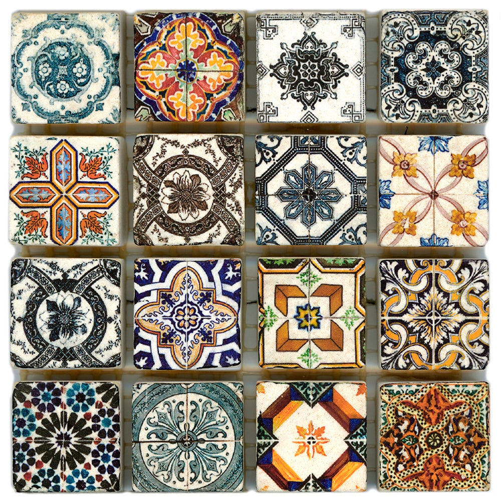 Stone Impressions Saybrook Deco Dots tile — available at Surface Group