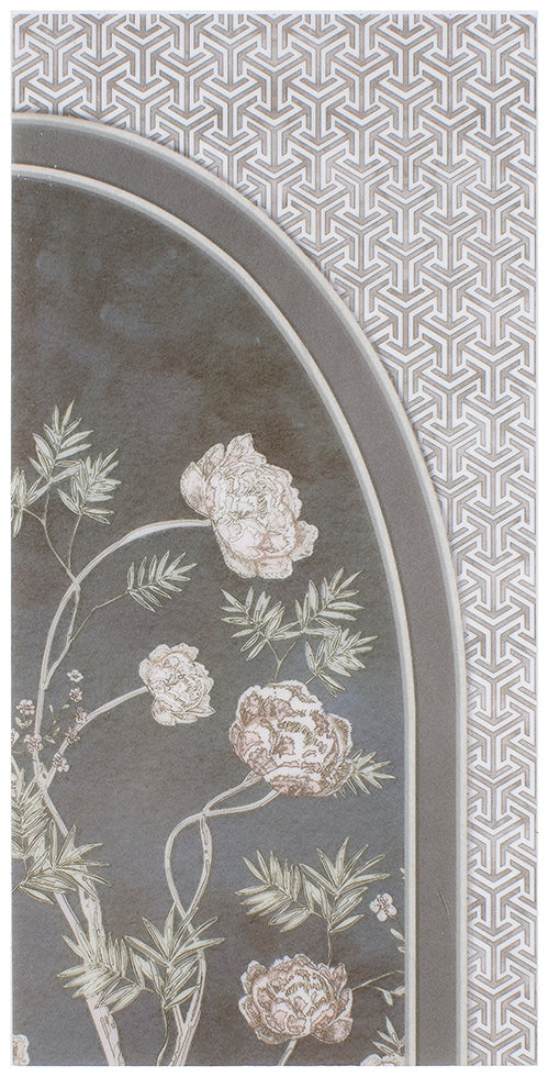 Secret Garden Navy field tile, alternate product view, 6"×12"×3/8" size. Premium limestone for floors and walls.