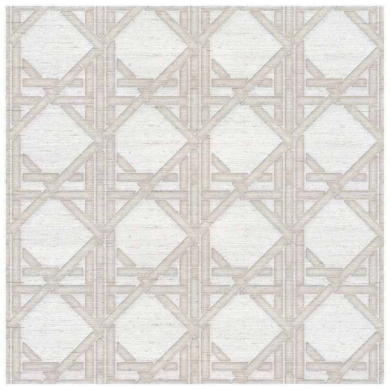 Soft Lattice Birch wallcovering, top-down product view