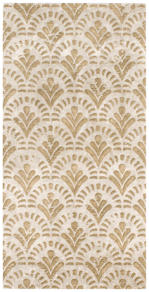 Sookie Almond Milk field tile, top-down product view, 12"×24"×3/8" size. Premium limestone for floors and walls.