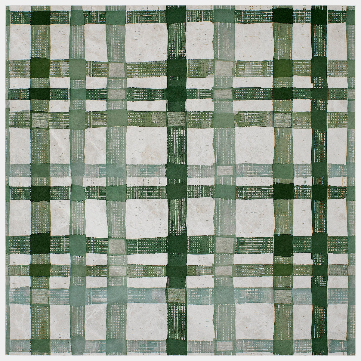 Stone Impressions Tartan Thyme limestone tile — available at Surface Group