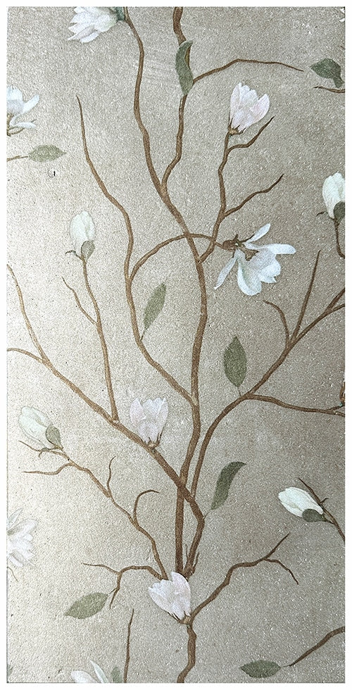 Stone Impressions Trellis Oatmilk tile — available at Surface Group