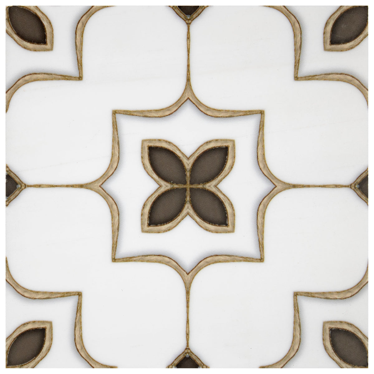 Vero Breeze field tile, alternate product view, 6"×6"×3/8" size. Premium dolomite for floors and walls.