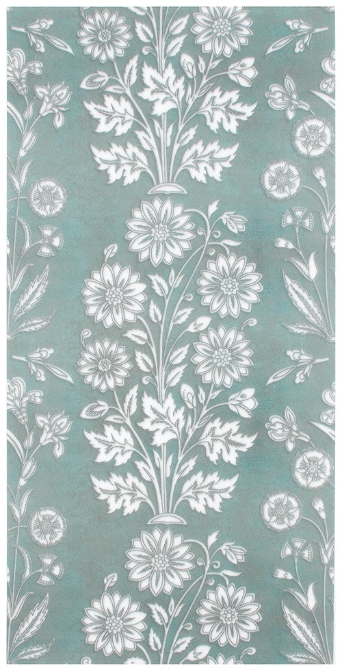 Vinterbloom Evermore Green field tile, alternate product view, 12"×24"×3/8" size. Premium limestone for floors and walls.