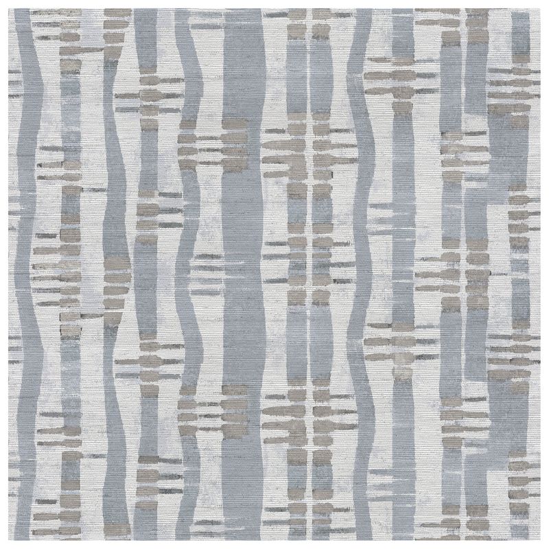 Weft Soft Lagoon wallcovering, top-down product view
