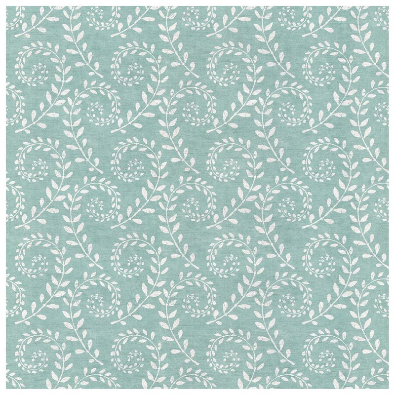 Willowmere Bluestone wallcovering, top-down product view