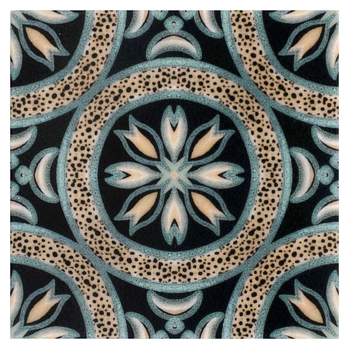 York Blue Stone field tile, alternate product view, 12"×12"×3/8" size. Premium travertine for floors and walls.