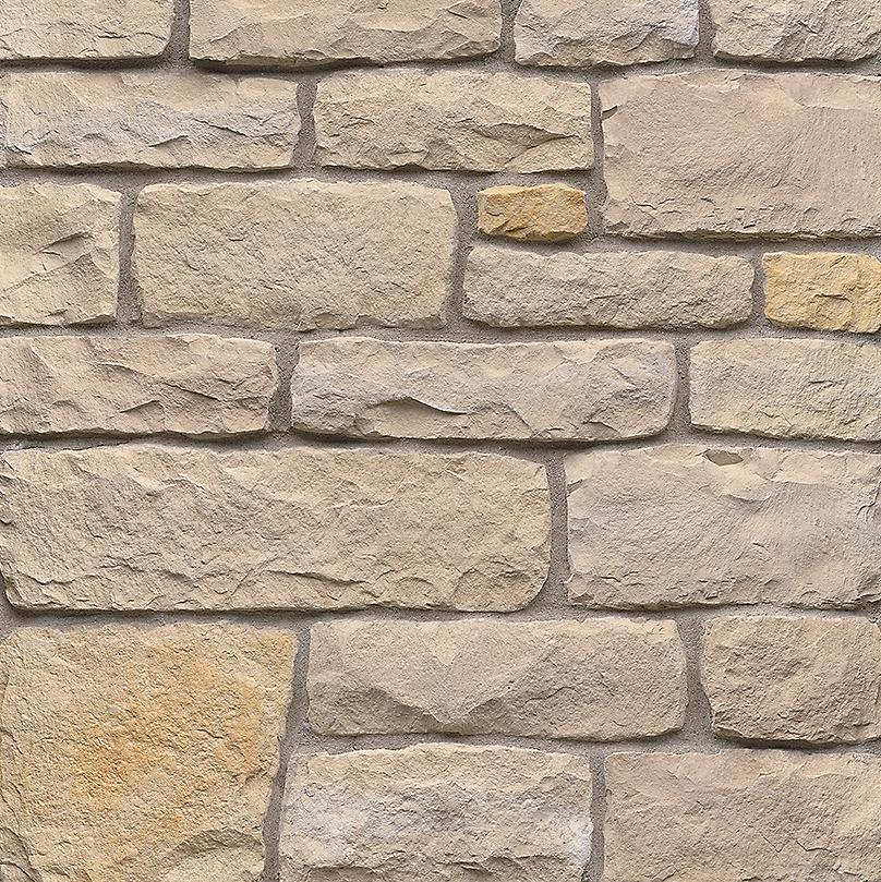 Heritage Ohio manufactured stone accessories, product image 3, 7"–11 3/4"×2 3/8"–3 1/4"×1"–1 3/4" size. Premium manufactured stone for exterior and interior walls.