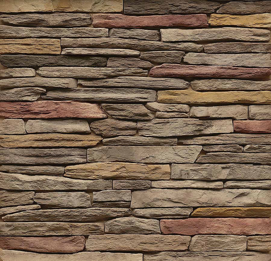 Laurel Cavern Ledge Chardonnay wall panels, primary product image. Premium stone veneer for exterior and interior walls.