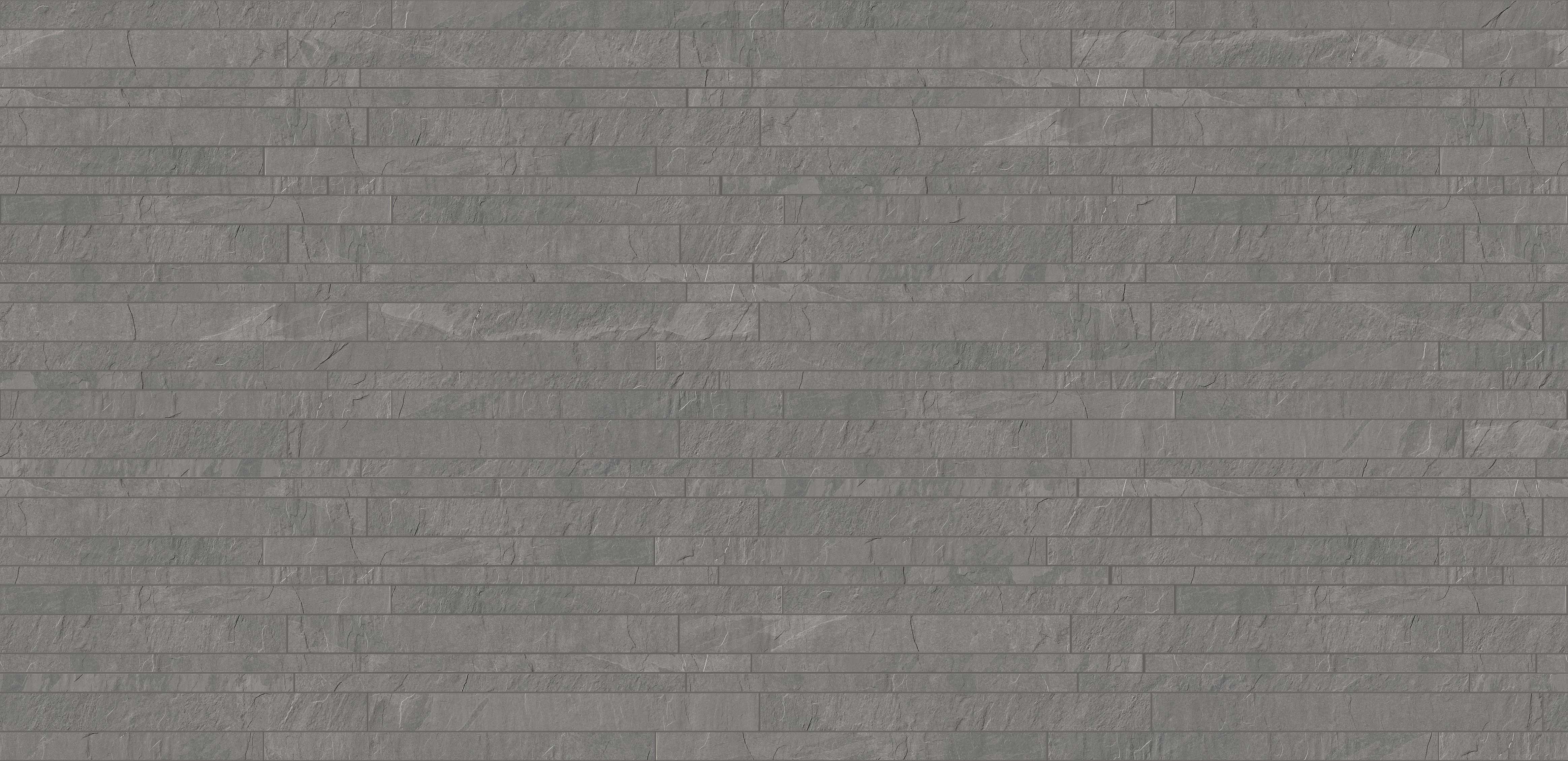 landmark 9mm trek lead random strip mosaic 12x24x9mm matte rectified porcelain tile distributed by surface group international