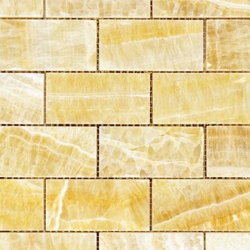 Honey Onyx Mosaics tile and surface collection
