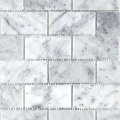 White Carrara Field Tile tile and surface collection