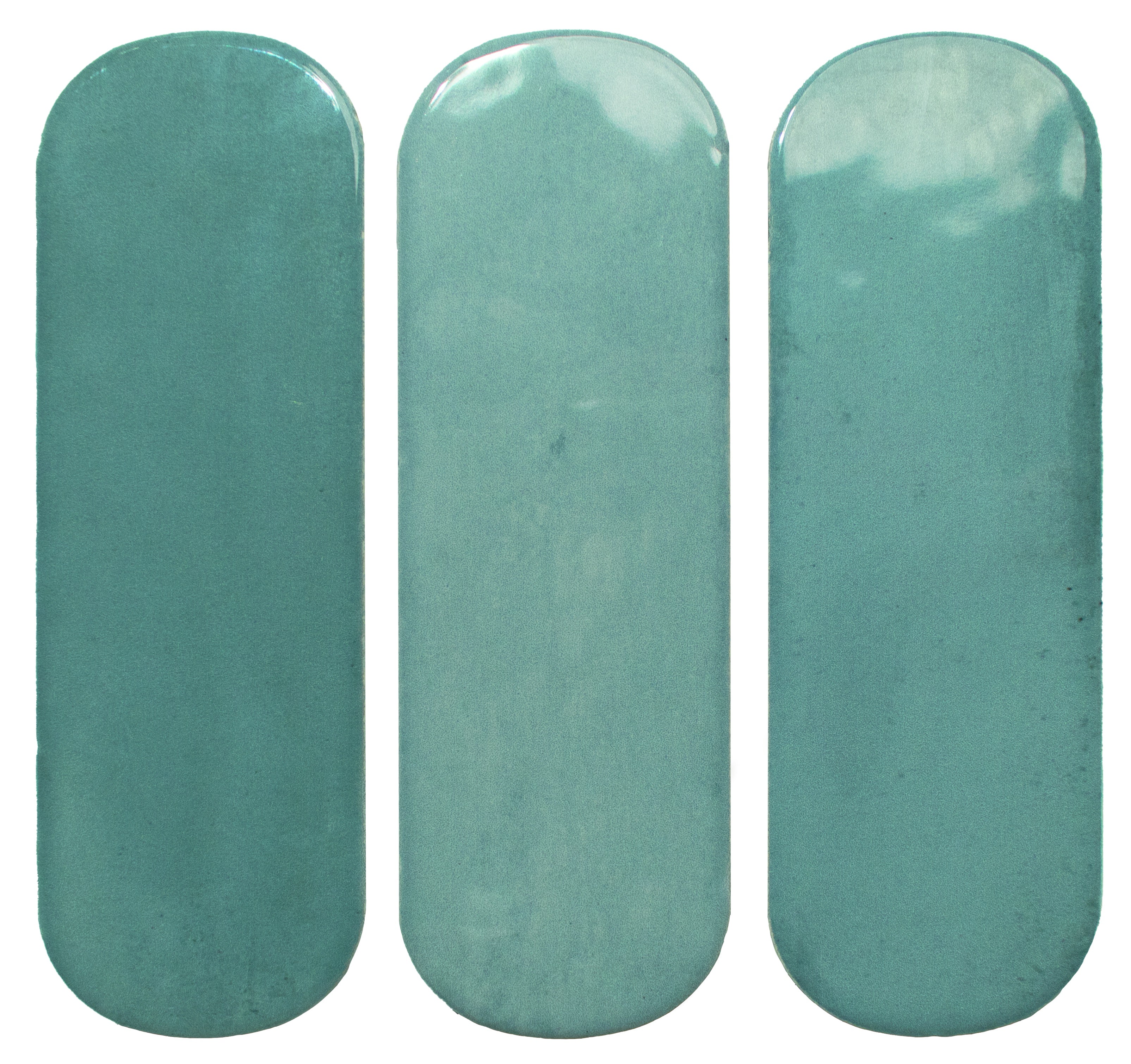 CALEMA: Ocean Oval Field Tile (2"x6.3"x8.5-mm | glossy)
