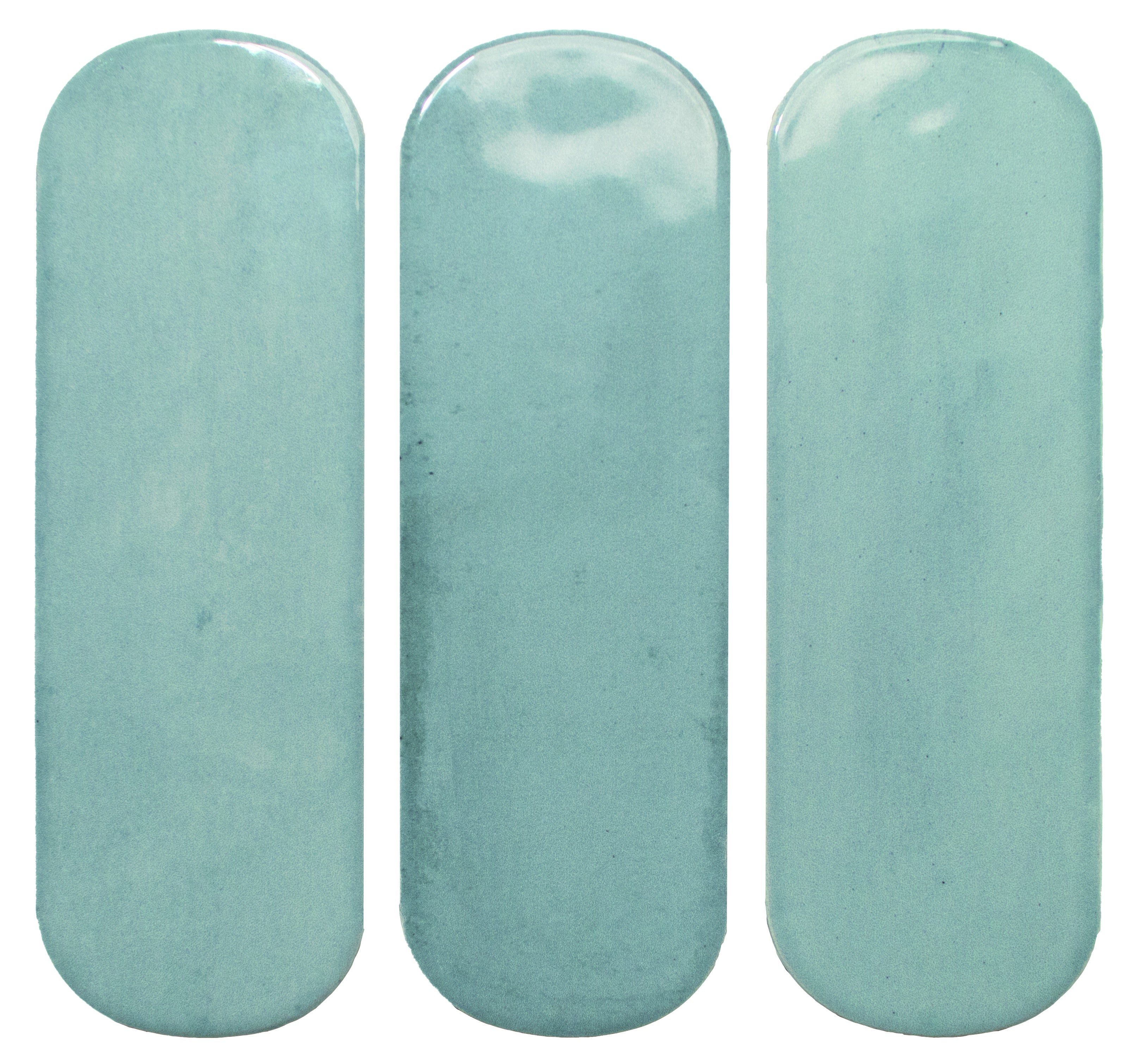 CALEMA: Sky Oval Field Tile (2"x6.3"x8.5-mm | glossy)