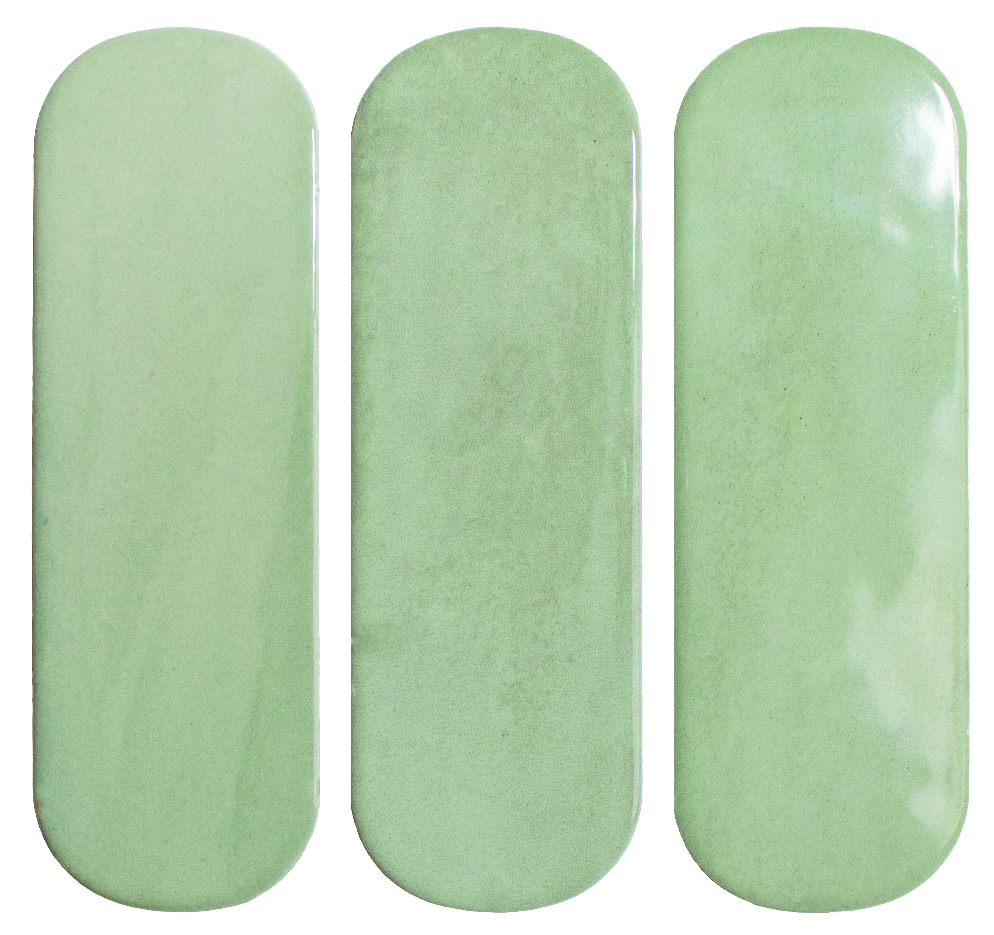 CALEMA: Tea Oval Field Tile (2"x6.3"x8.5-mm | glossy)