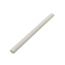CALEMA: White Finishing Edge Trim Tile (0.43"x6.3" | glossy)