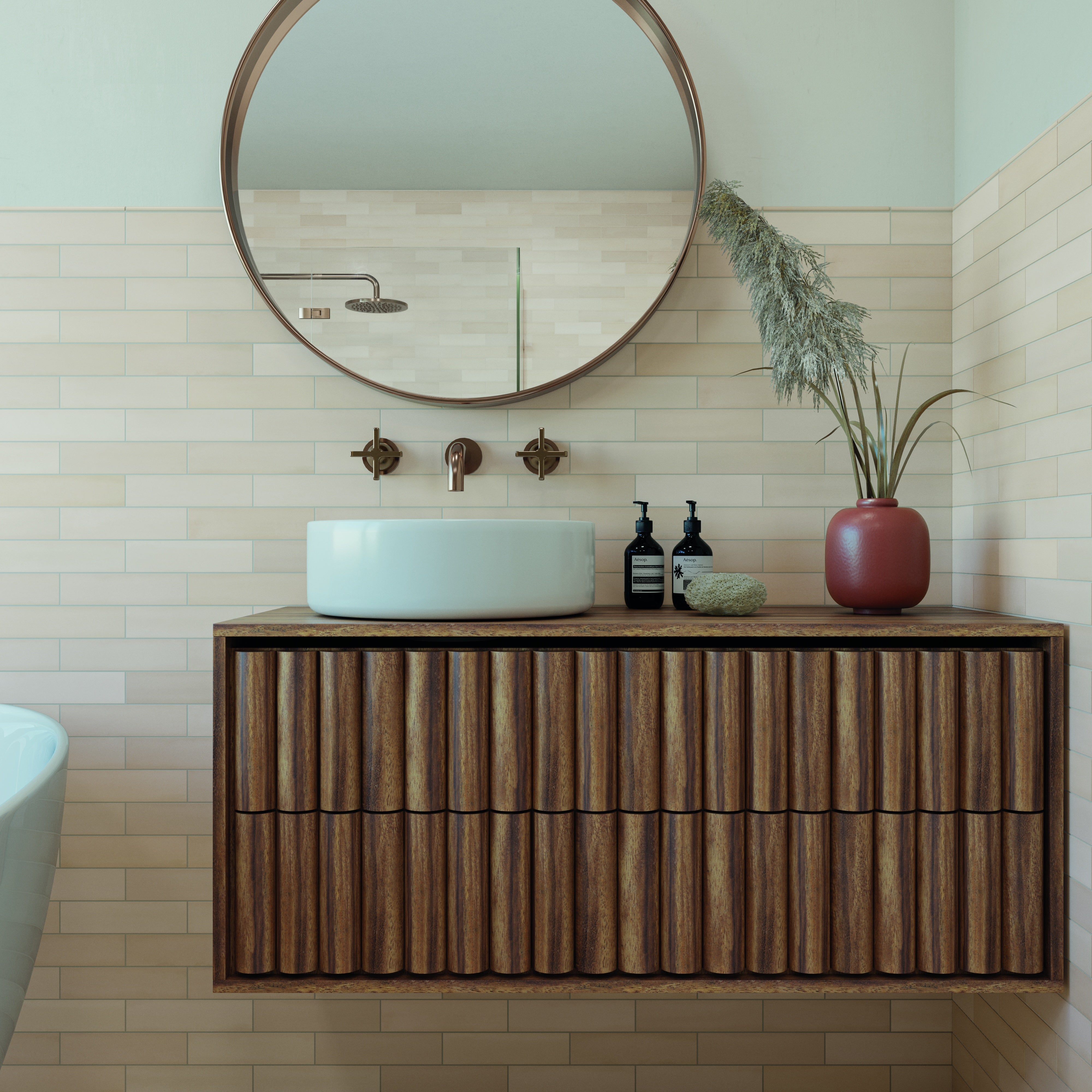 CANDY: Cafe Finishing Edge Trim Tile (0.43"x8" | matte)