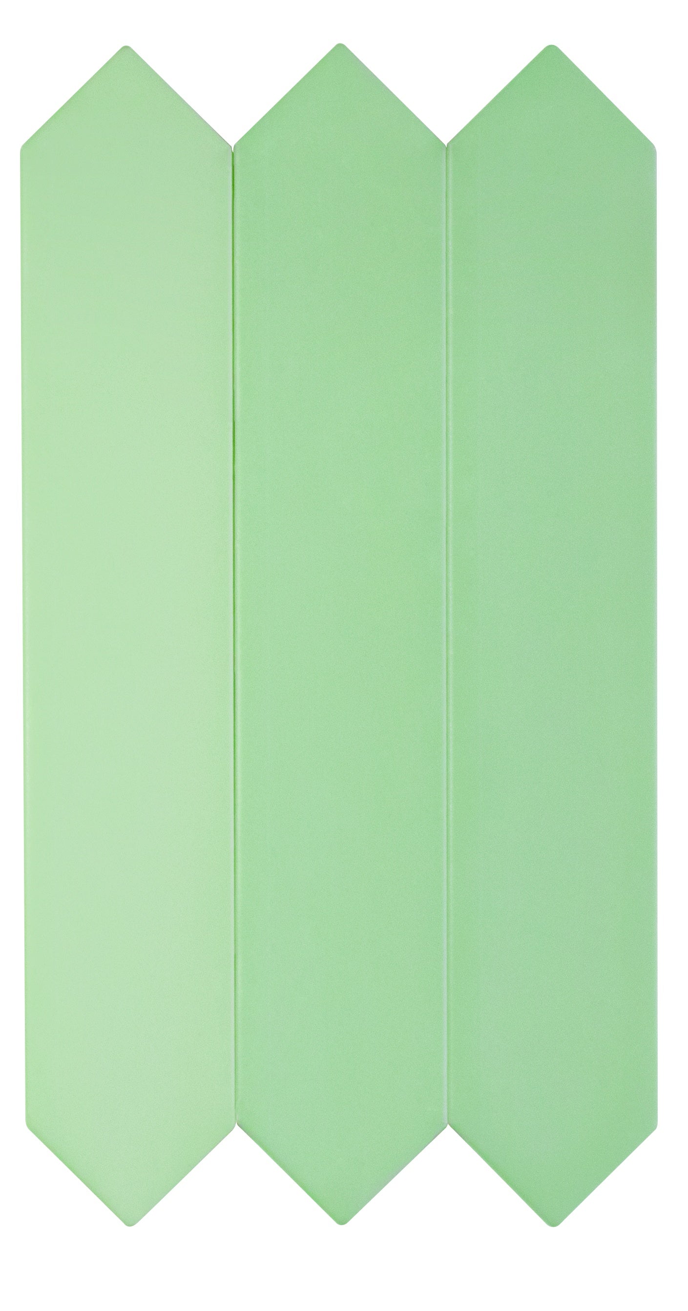 CANDY: Mint Crayon Field Tile (1.7"x9.5"x8.5-mm | matte)