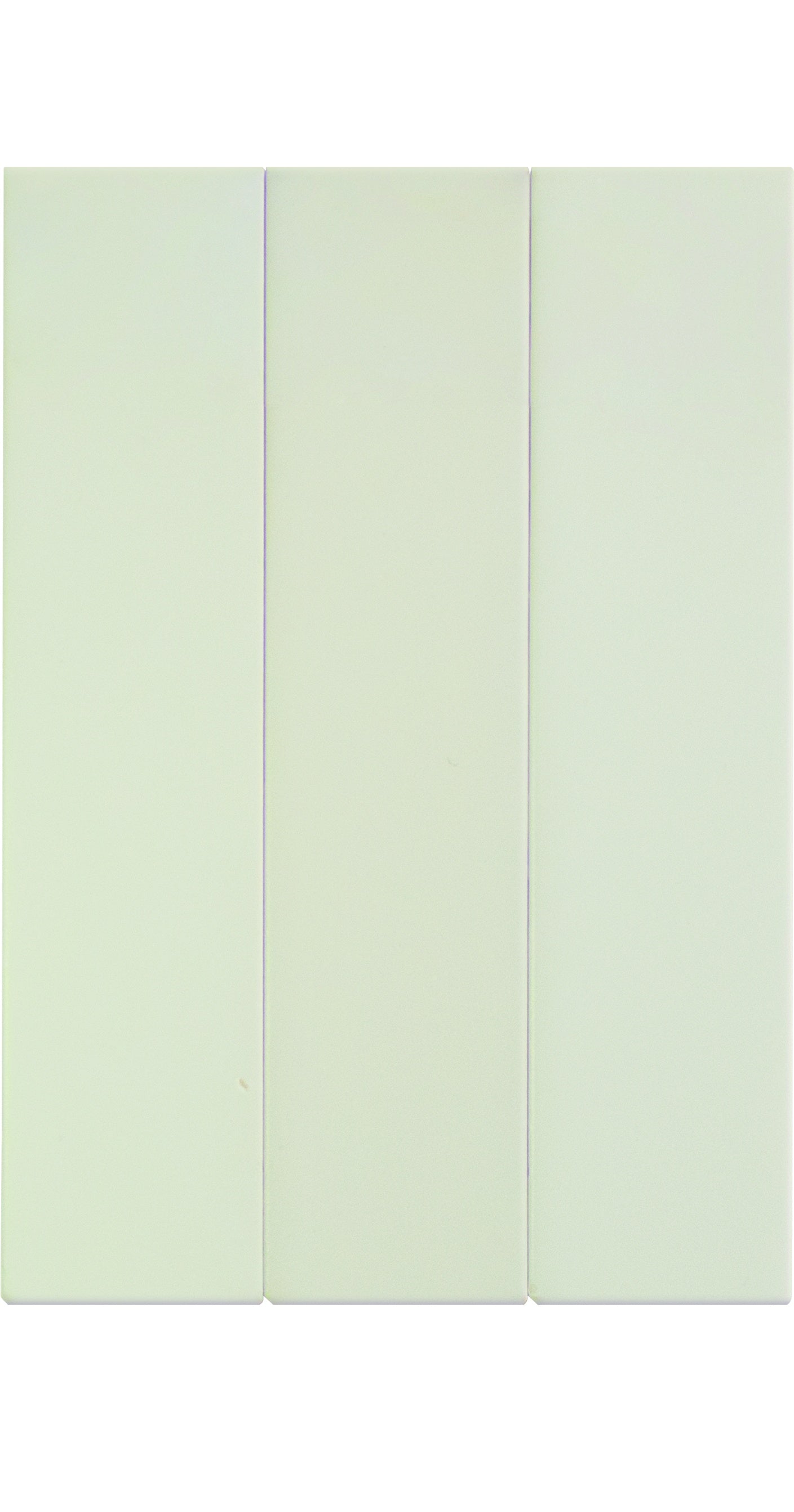 CANDY: White Crayon Field Tile (1.7"x9.5"x8.5-mm | matte)