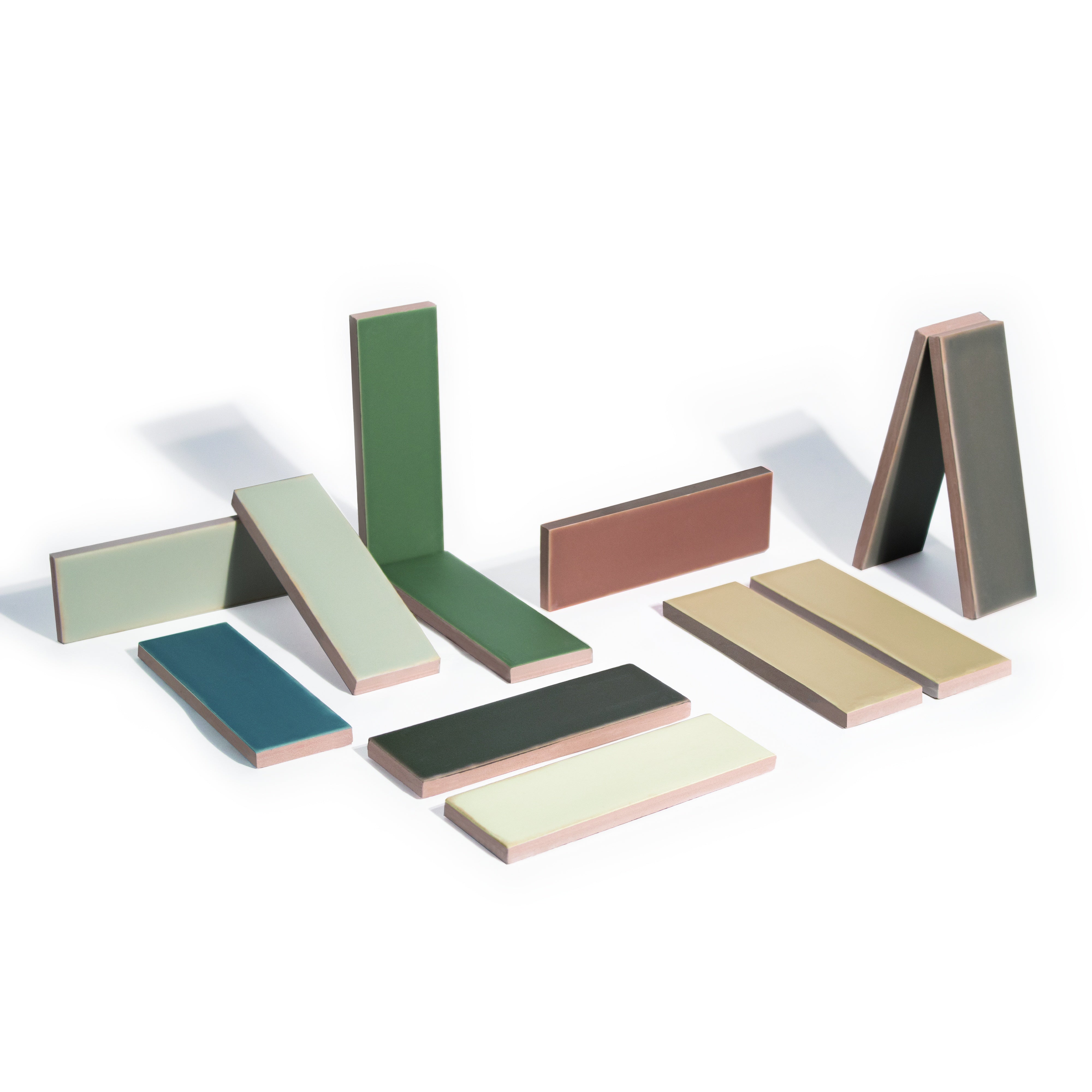 CHALK: Steel Blue Finishing Edge Trim Tile (0.3"x5" | matte)