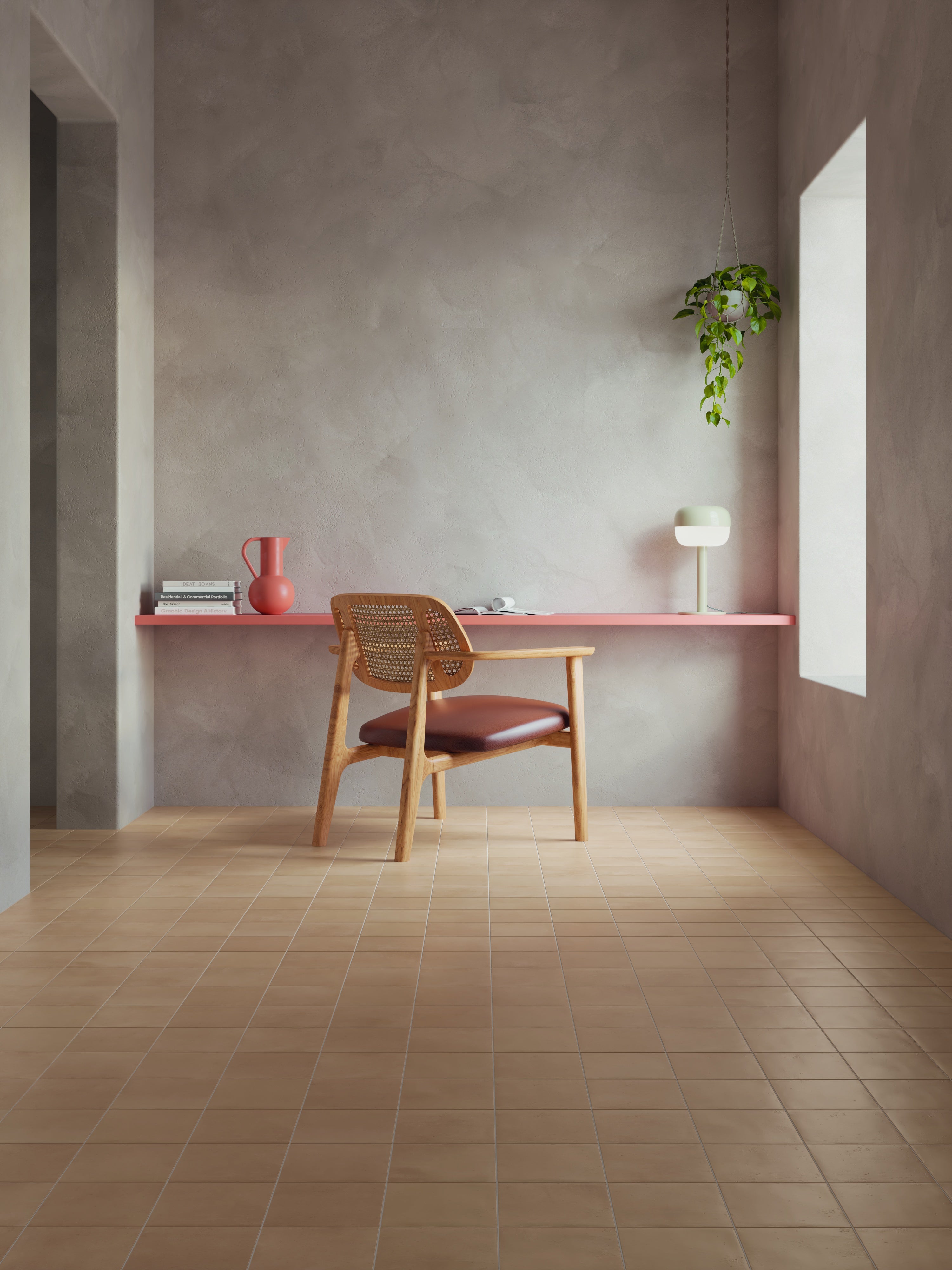 CLAY: Natural Square Field Tile (5.5"x5.5"x8.5-mm | matte)