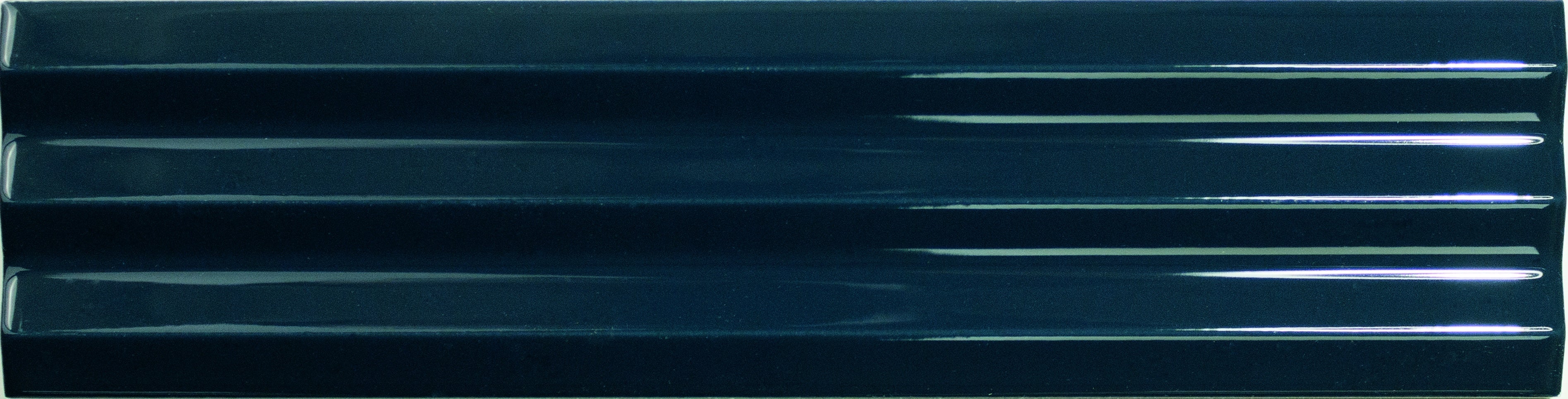 MATCH: Midnight Blue Angled Field Tile (2.5"x10"x11.2-mm | glossy)
