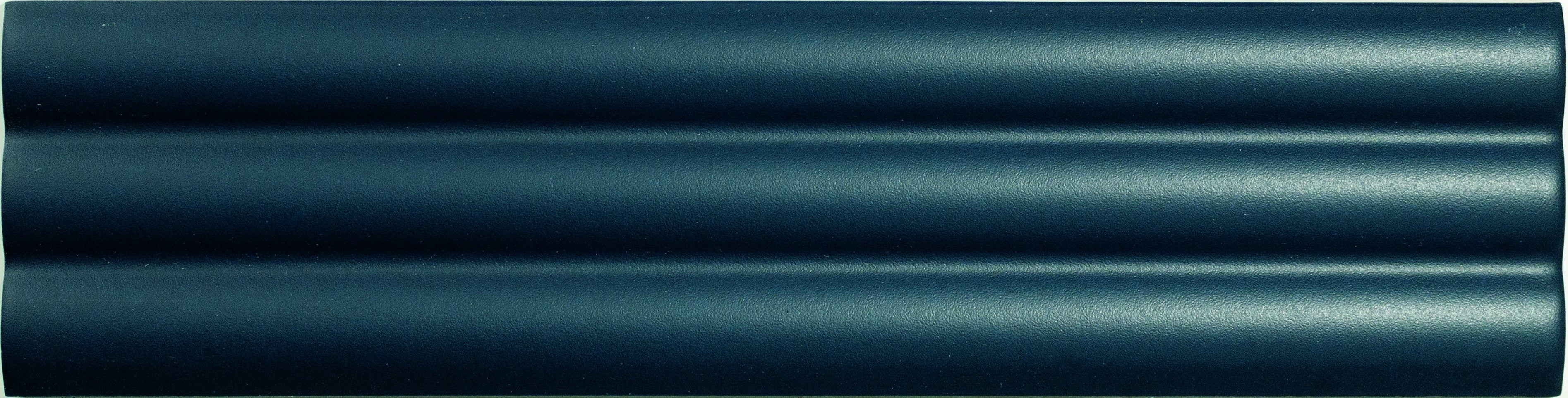 MATCH: Midnight Blue Curved Field Tile (2.5"x10"x11.2-mm | matte)