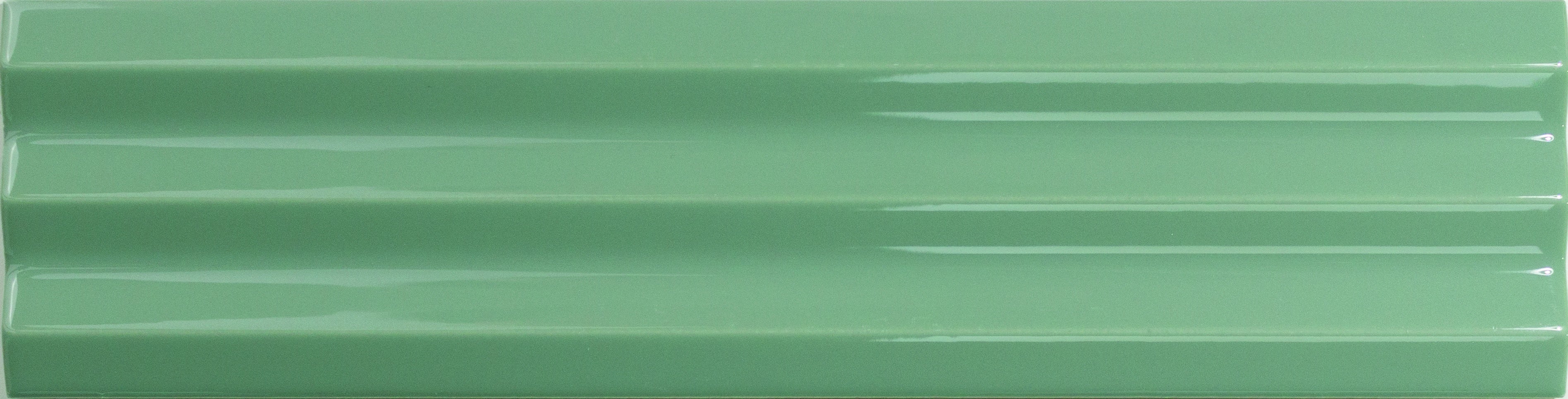MATCH: Sage Angled Field Tile (2.5"x10"x11.2-mm | glossy)