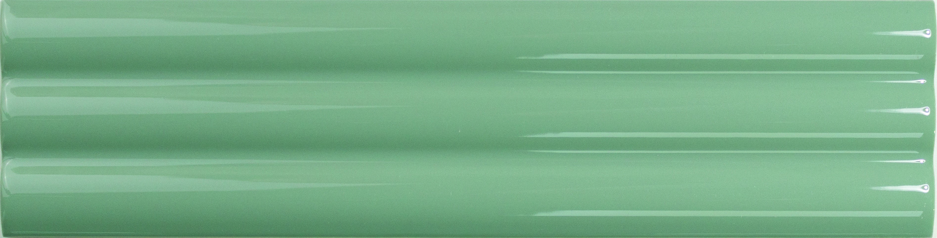 MATCH: Sage Curved Field Tile (2.5"x10"x11.2-mm | glossy)