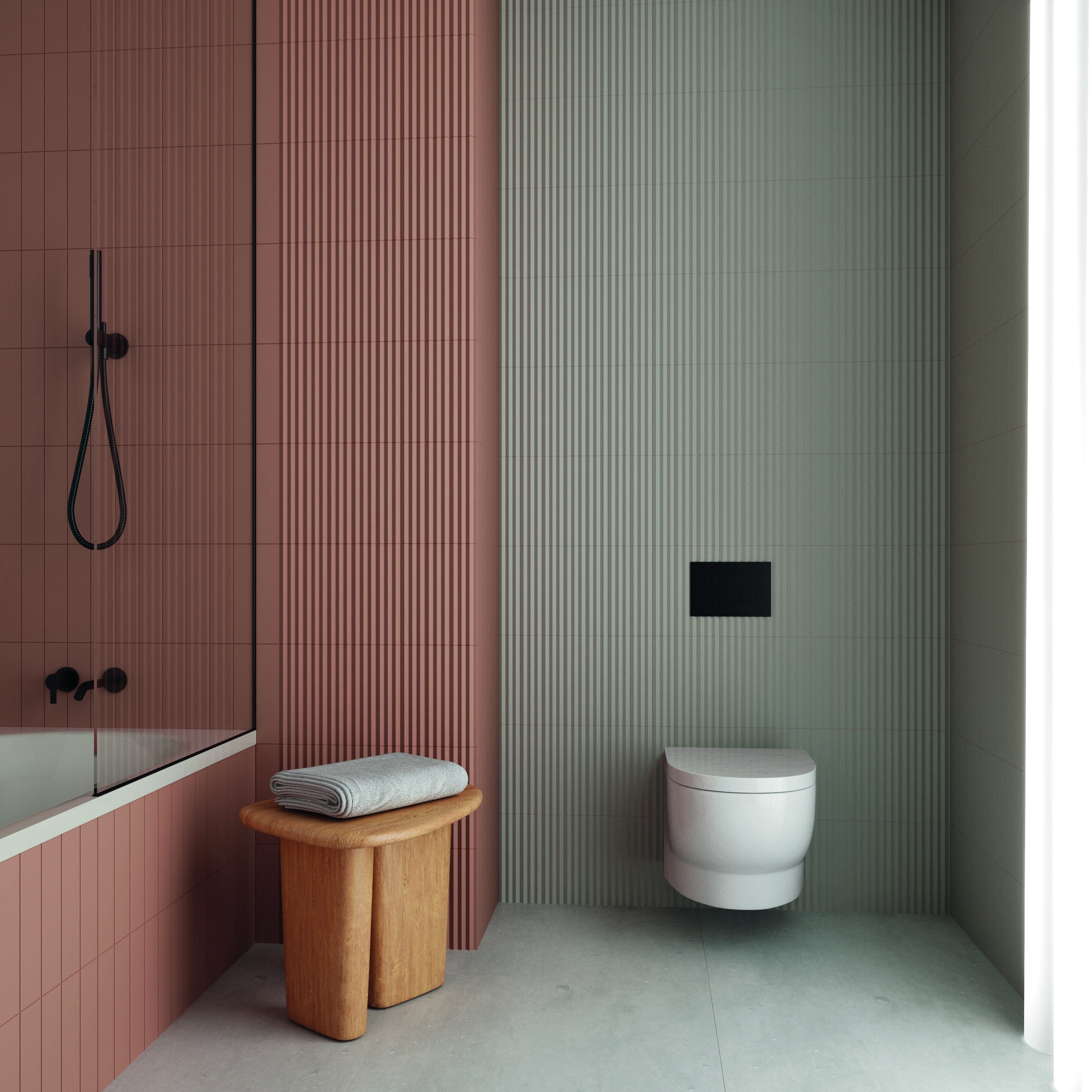 MATCH: Tan Angled Field Tile (2.5"x10"x11.2-mm | matte)