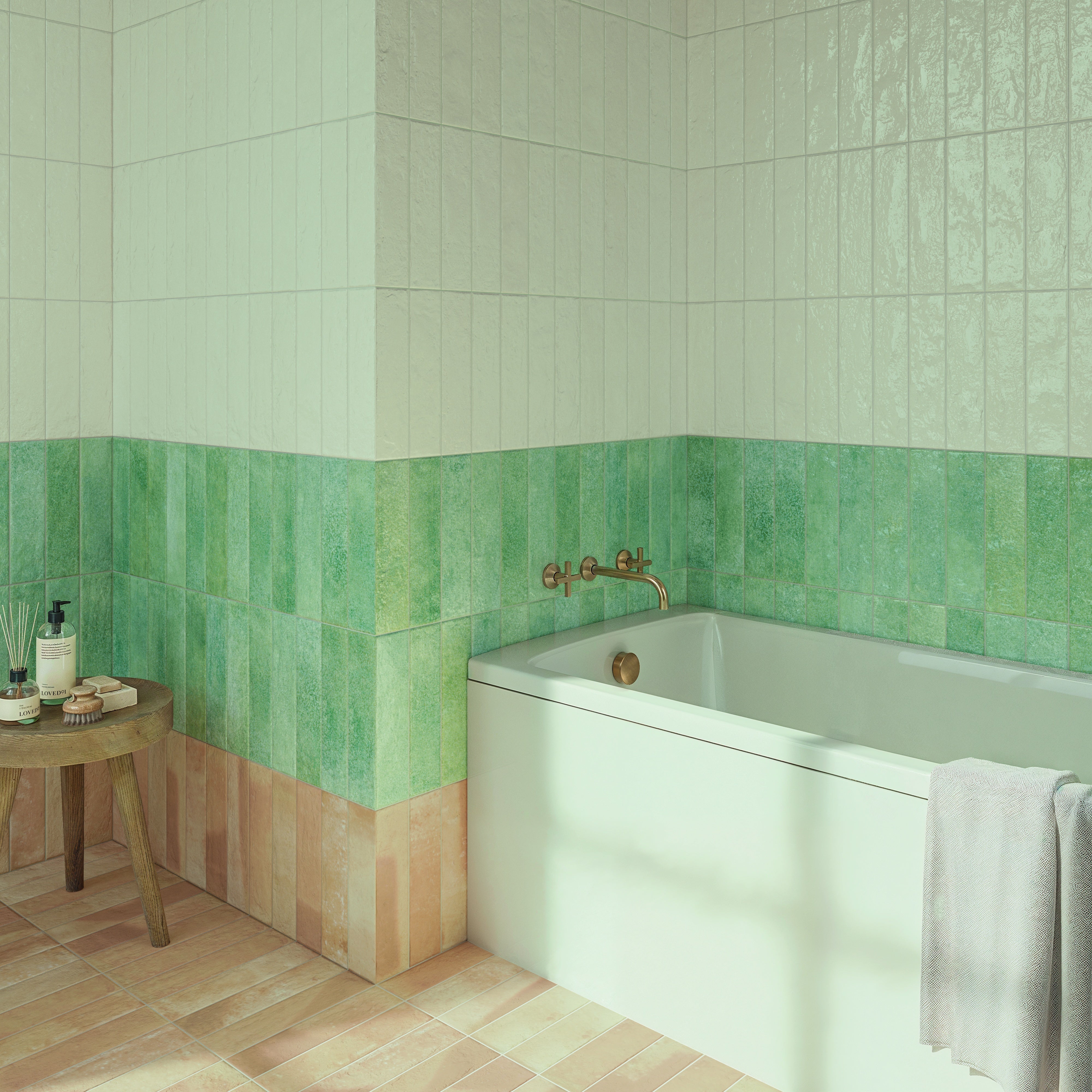 MEDITERRANEO: Tierra Rectangle Field Tile (2.5"x11"x8.5-mm | glossy)