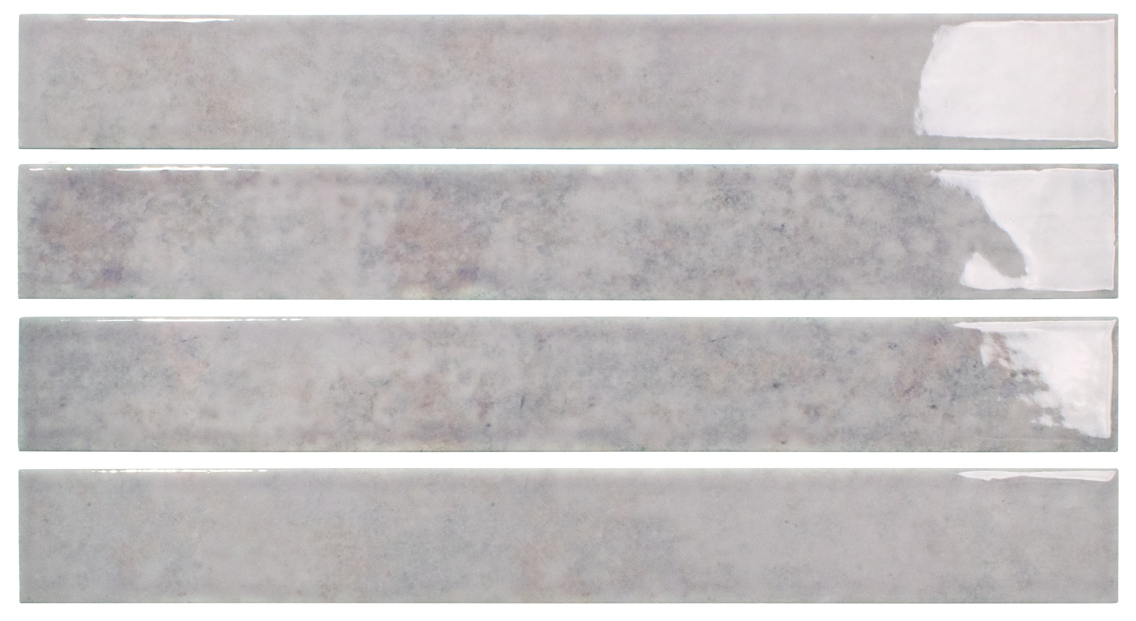 MISTRAL: Lavender Rectangle Field Tile (1.5"x12.2"x8.5-mm | glossy)
