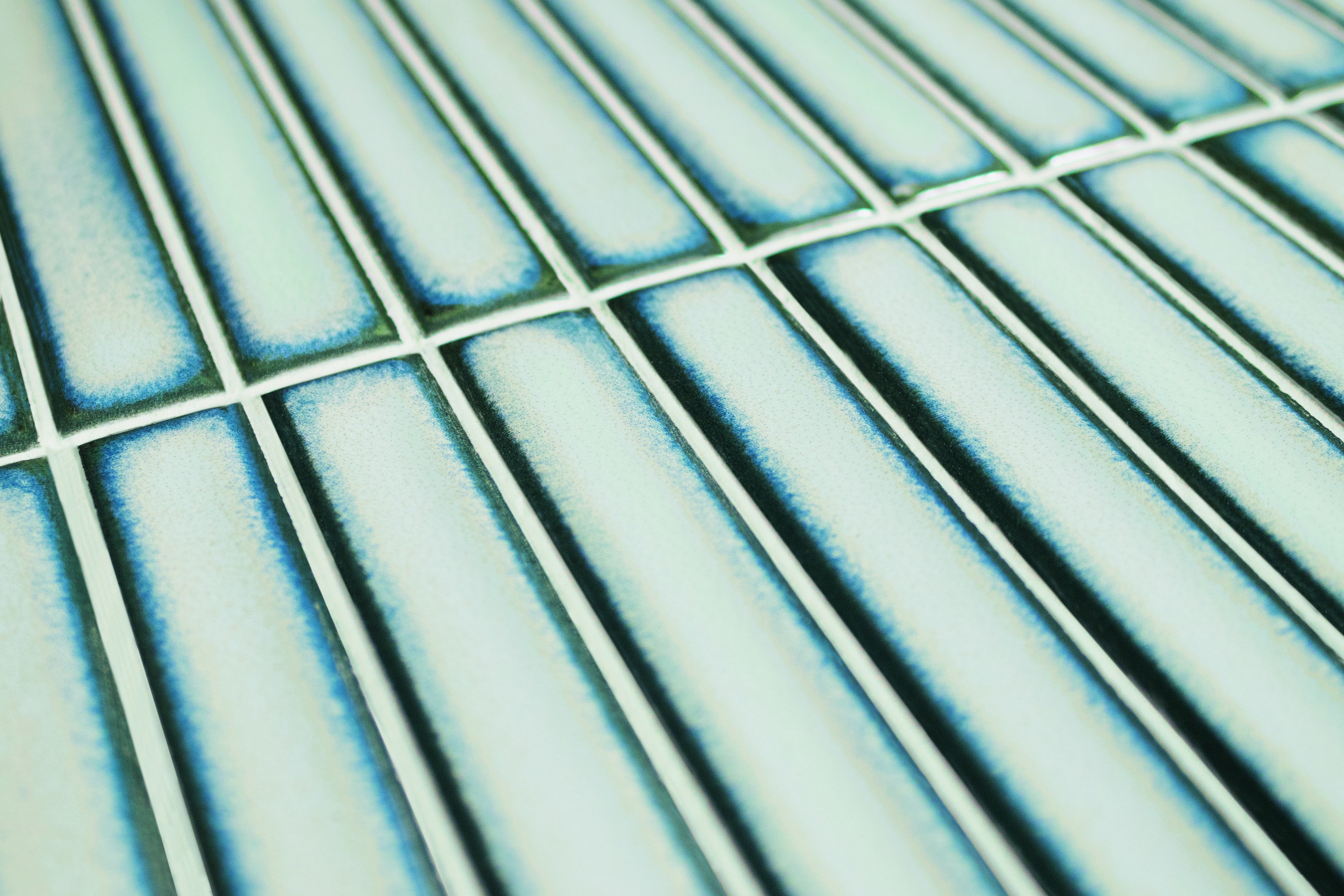 OSAKA BARS: Blue Straight Stack Mosaic (5"x10"x10.5-mm | glossy)