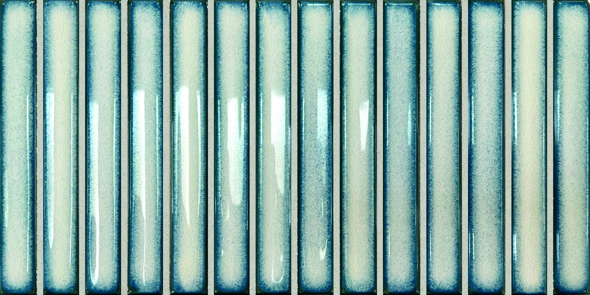 OSAKA BARS: Blue Straight Stack Mosaic (5"x10"x10.5-mm | glossy)