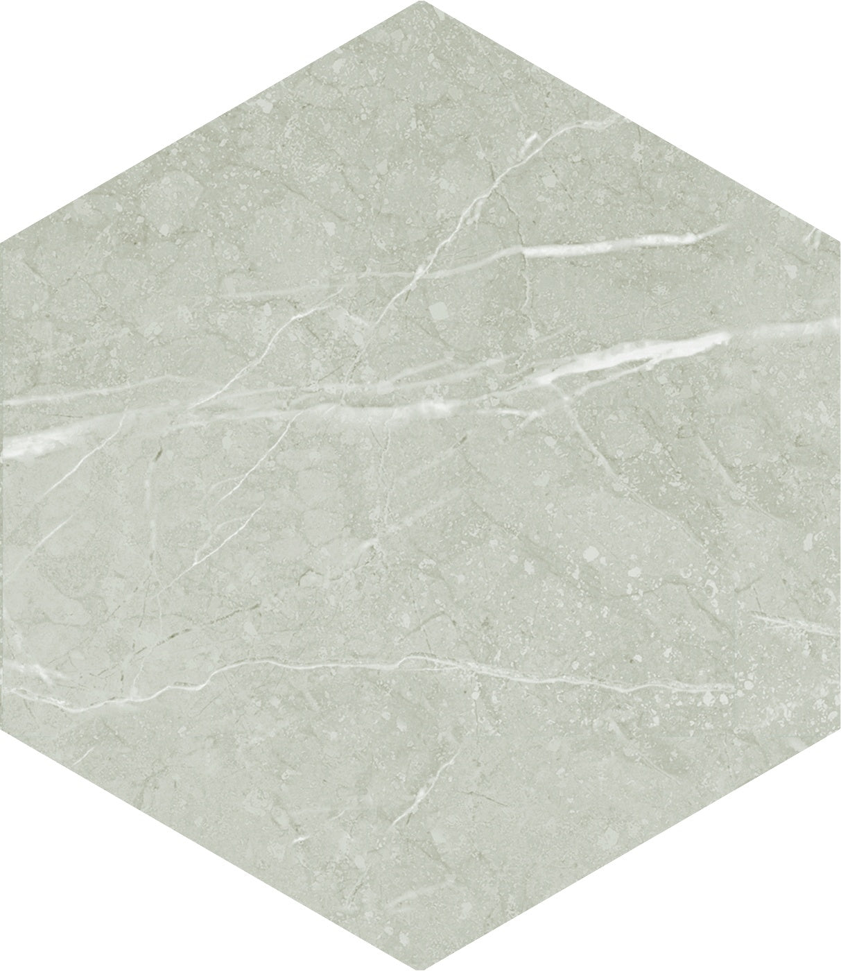 PIETRA: Linen Hexagon Field Tile (5.5"x6.3"x8.5-mm | matte)