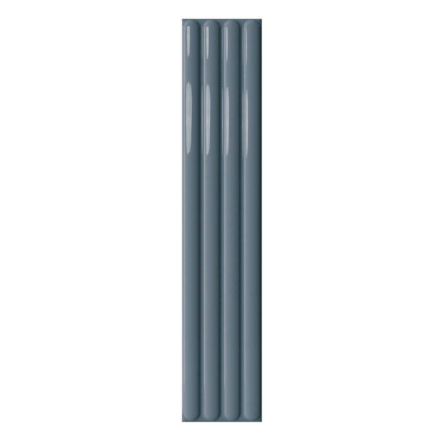 PLINTO: Blue Out Field Tile (4.2"x21.3"x10-mm | glossy)