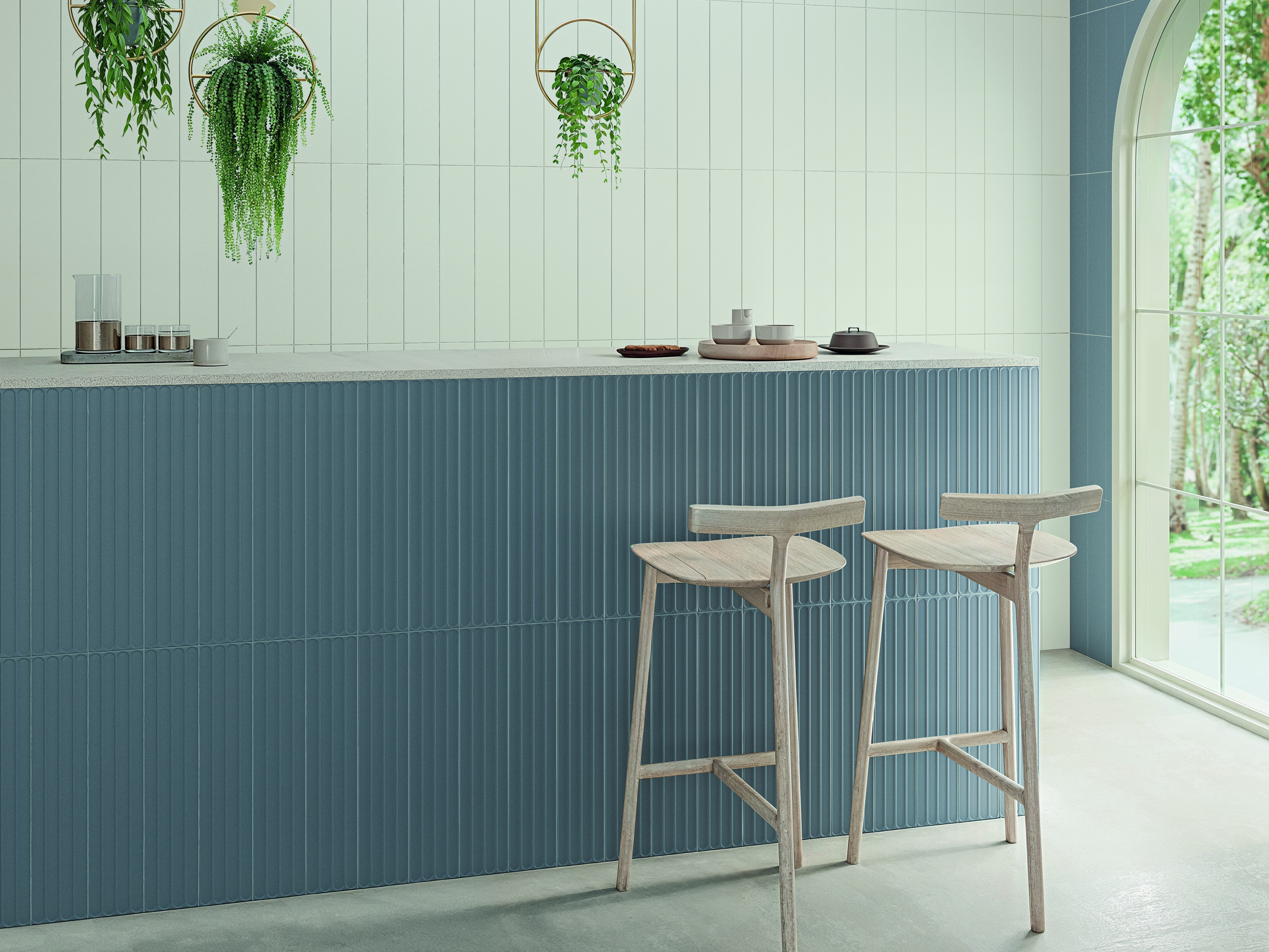 PLINTO: Blue Out Field Tile (4.2"x21.3"x10-mm | matte)