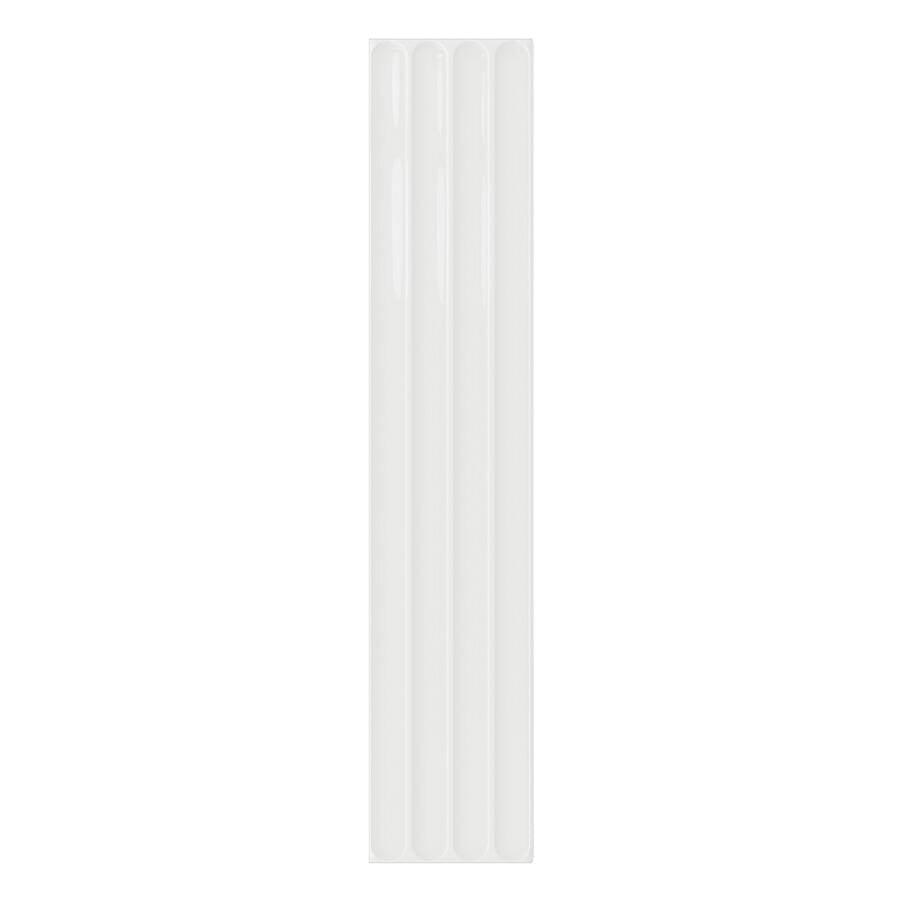 PLINTO: White In Field Tile (4.2"x21.3"x10-mm | glossy)